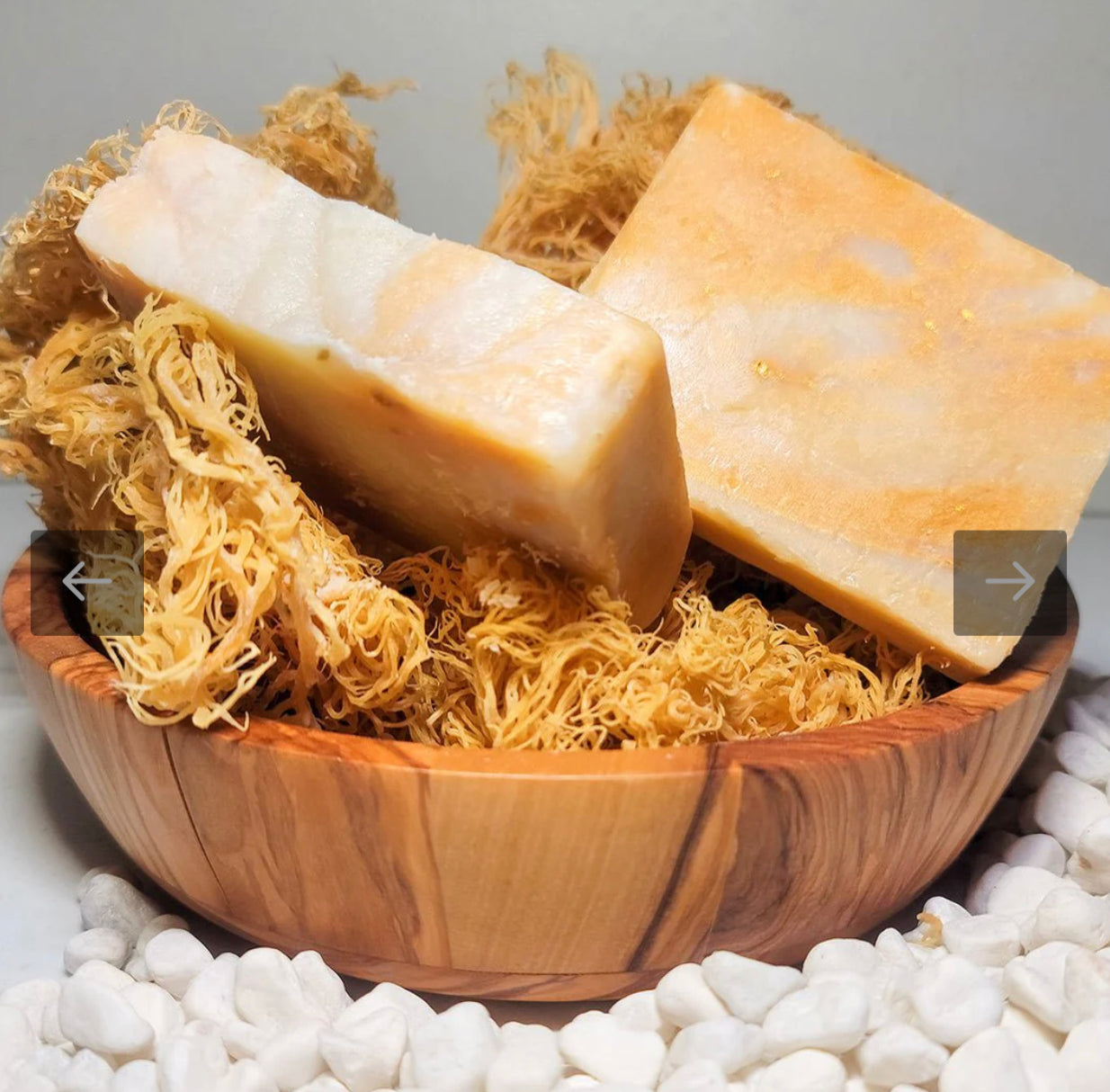 Sea moss soap Gold