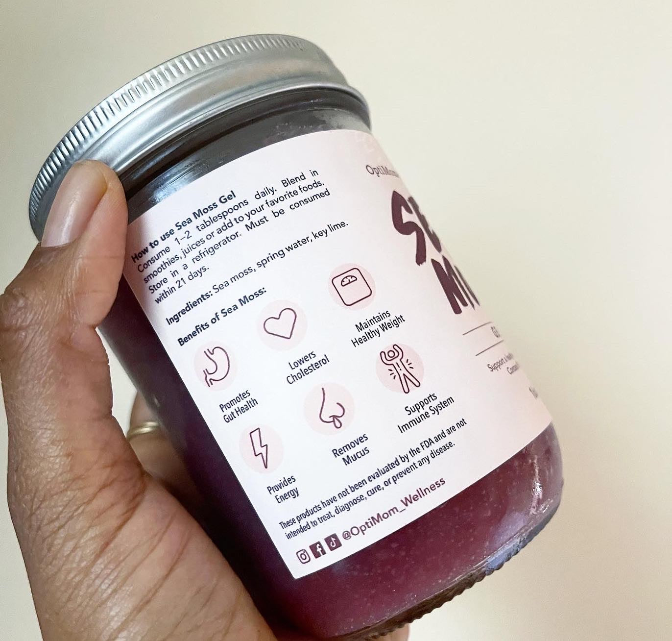 Purple Seamoss Gel - 16oz